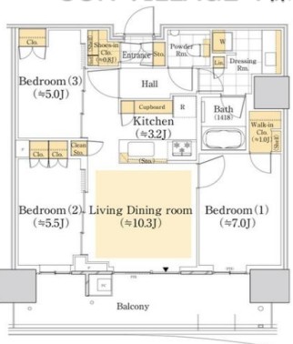 ＨＡＲＵＭＩ　ＦＬＡＧ　ＳＫＹ　ＤＵＯ　Ｔ棟　ＳＵＮ　ＶＩＬＬＡＧＥ